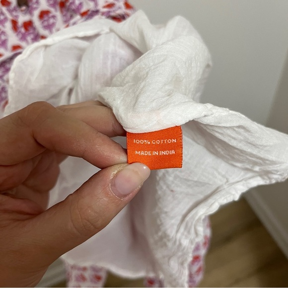 Oliphant Women’s Mini Dress Floral Tie Waist & Top Size XXS Bohemian - Picture 4 of 5